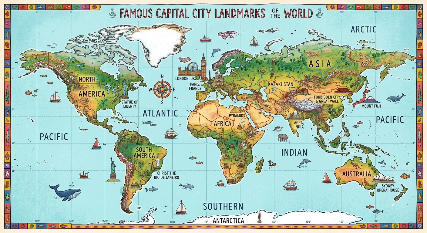 World Capitals Challenge